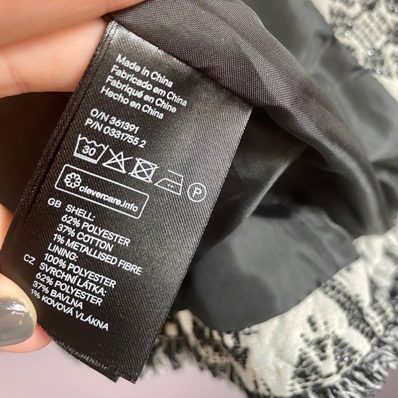 Women long sleeve printed suit jacket/coat/outwear - Picture 5 of 5